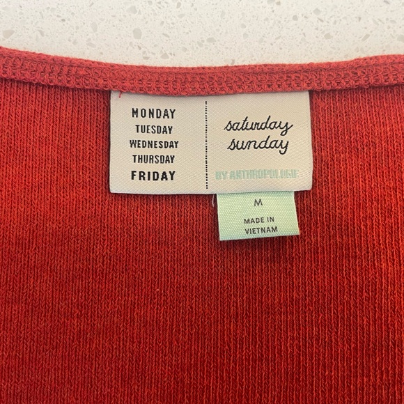 Anthropologie Faux Wrap Crop Top EUC - Picture 7 of 8